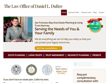 Tablet Screenshot of dureelaw.com